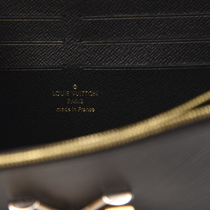 Louis Vuitton Epi Love Lock Twist Chain Wallet Black 6 of 10