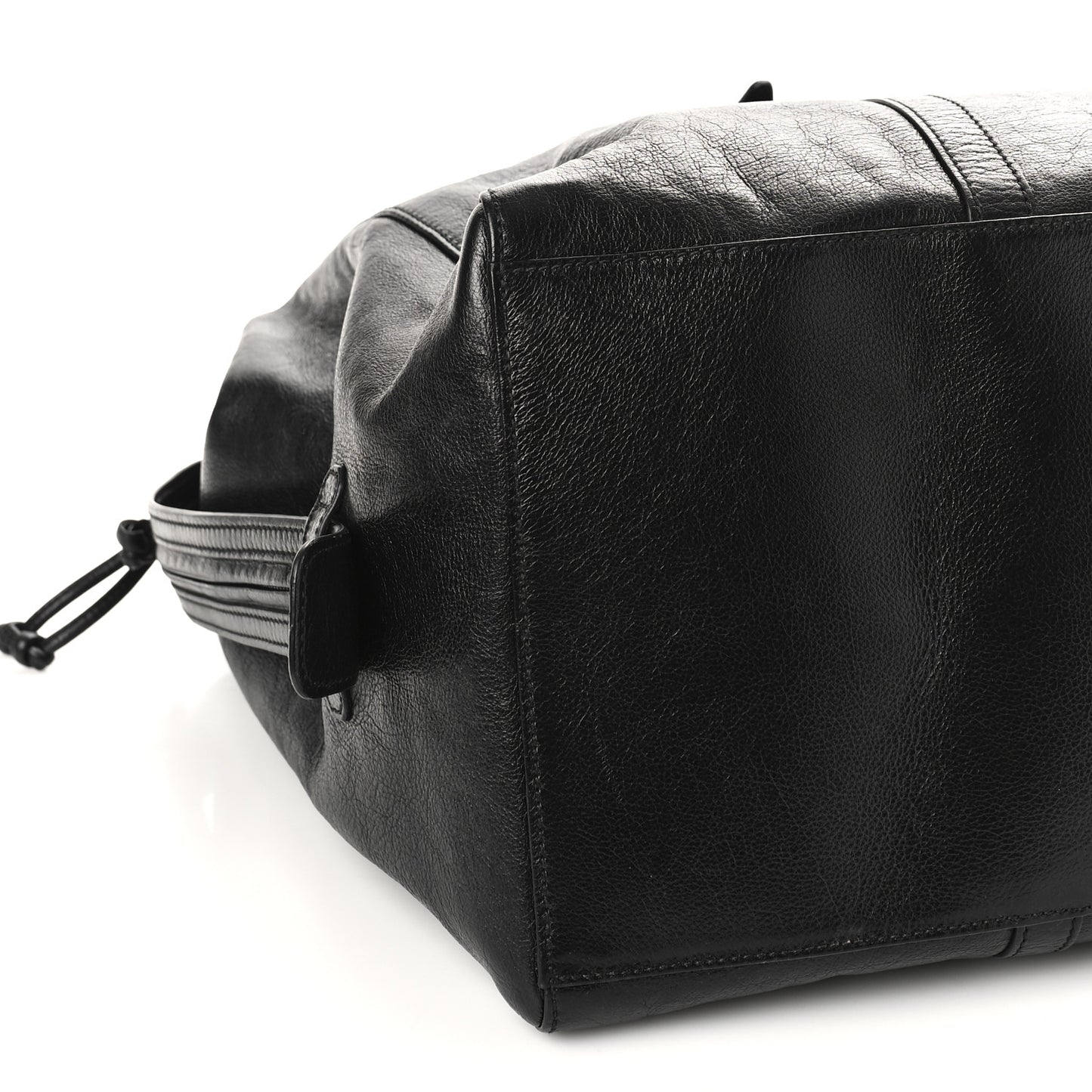 Calfskin Monochrome Medium Double G Tote Bag Black