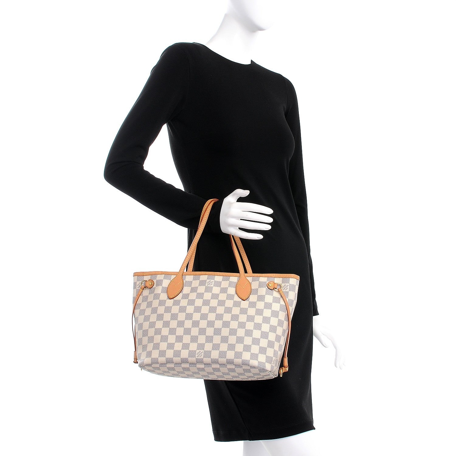 Louis Vuitton Damier Azur Neverfull PM 2 of 10