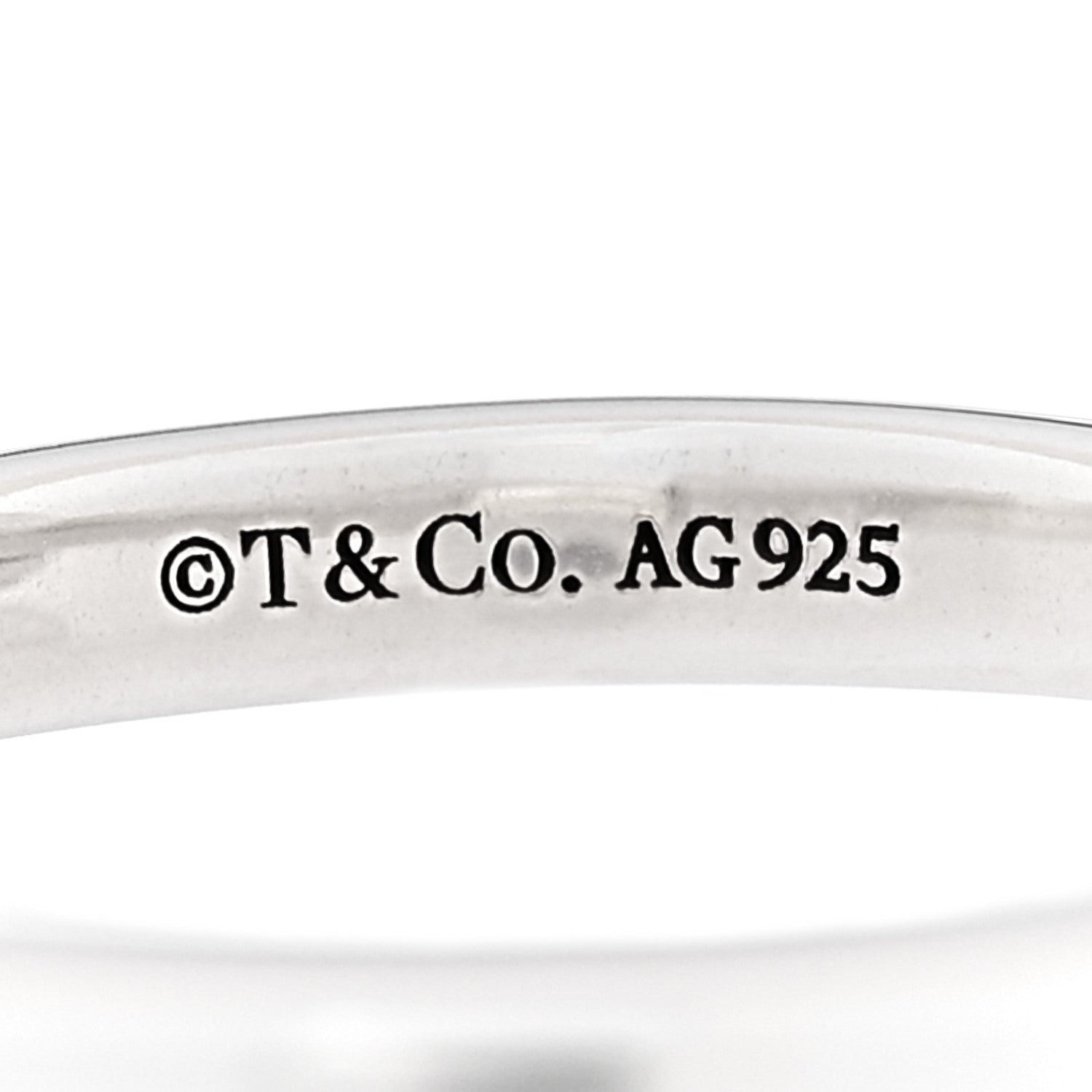 Tiffany Sterling Silver 8mm Hardwear Ball Ring 53 6.5 5 of 6
