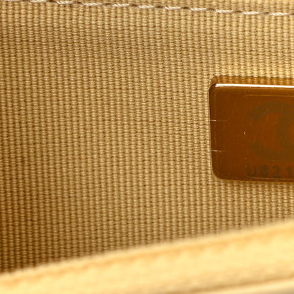 Chanel Wool Tweed Quilted Chanel 19 Wallet On Chain WOC Yellow 8 of 11