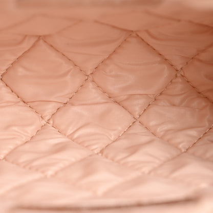 Chanel Metallic Lambskin Quilted Cosmetic Pouch Light Pink 5 of 8