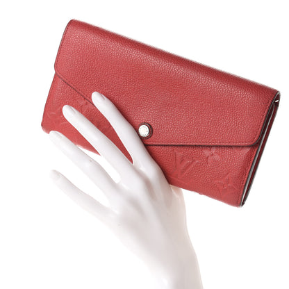Louis Vuitton Empreinte Sarah Wallet NM Cherry 2 of 16