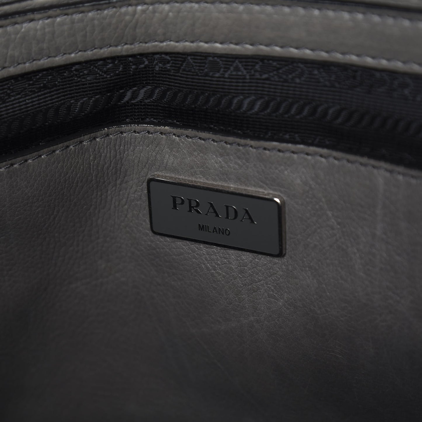 Glace Calf Twin Pocket Tote Marmo