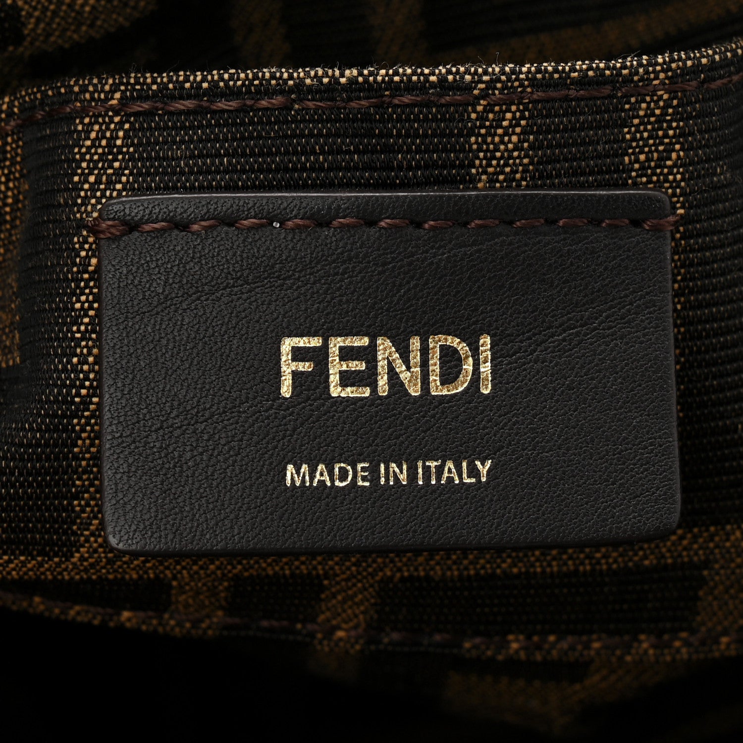 Fendi Vitello King Plexiglass Logo Embossed Mini By The Way Top Handle Boston Bag Caramello 6 of 10