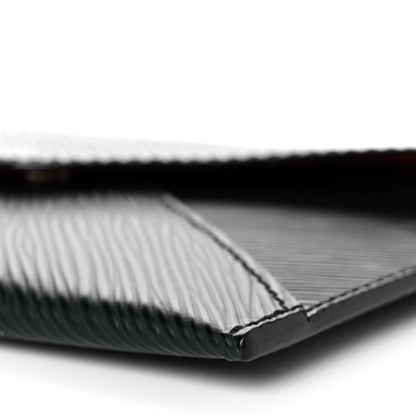 Louis Vuitton Epi Envelope Pouch Black 8 of 9
