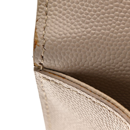 Saint Laurent Grain De Poudre Classic Kate Monogram Clutch Nude Powder 9 of 9