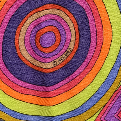 Hermes Cashmere Silk Tohu Bohu Shawl 140 3 of 5