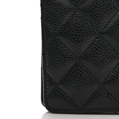 Chanel Caviar Quilted Yen Wallet Black 13 of 13