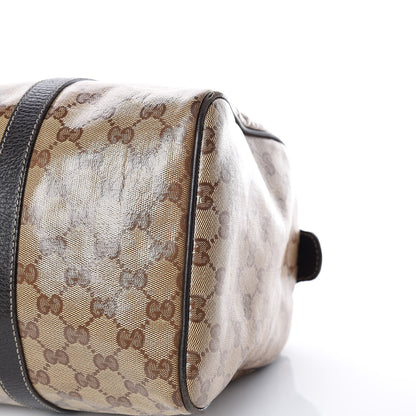 Gucci Crystal Monogram Medium Joy Boston Dark Brown 6 of 27