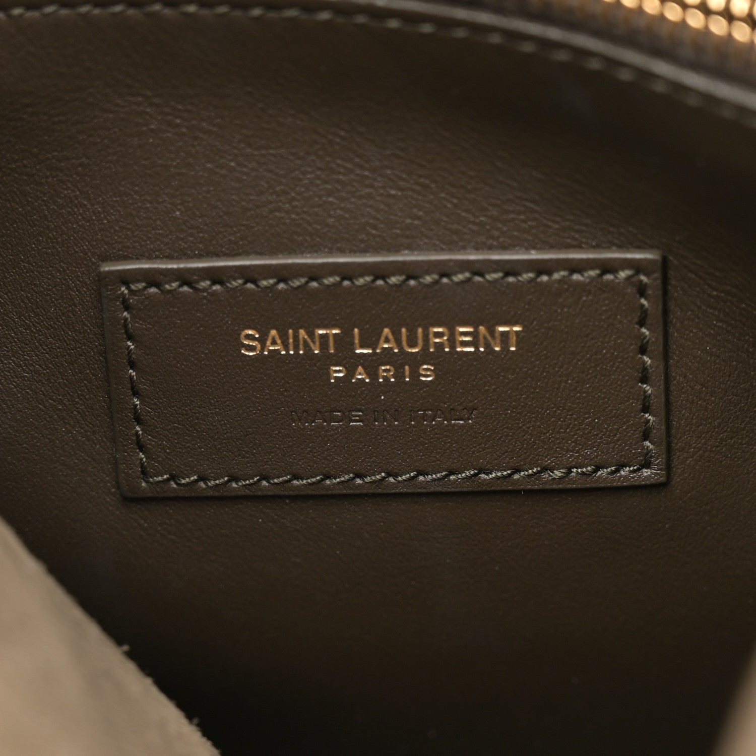 Saint Laurent Supple Calfskin Small Le 5 A 7 Soft Hobo Light Musk 6 of 10