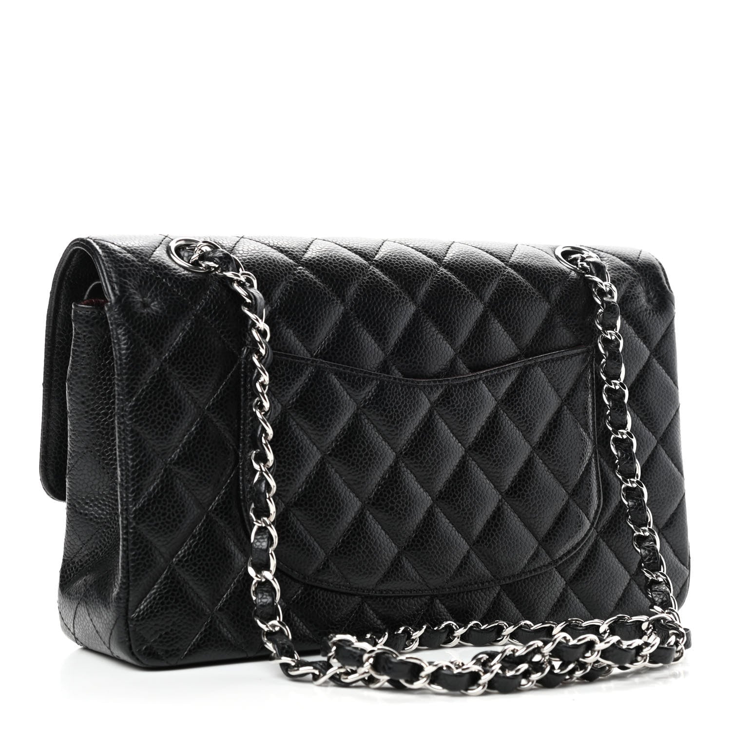Chanel Caviar Quilted Medium Double Flap Black 2 of 4
