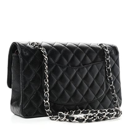 Chanel Caviar Quilted Medium Double Flap Black 2 of 4