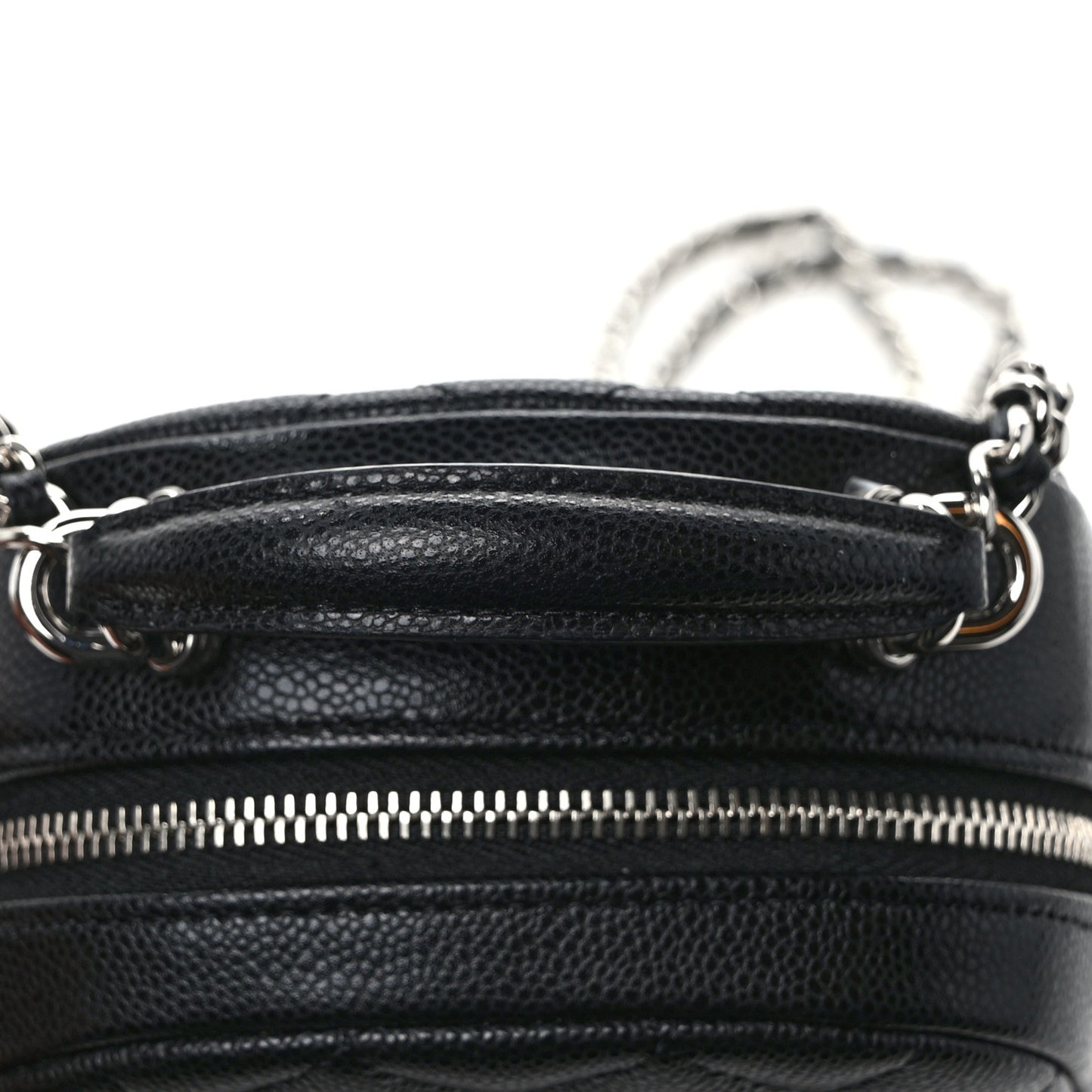 Caviar Quilted CC Mini Classic Backpack Black
