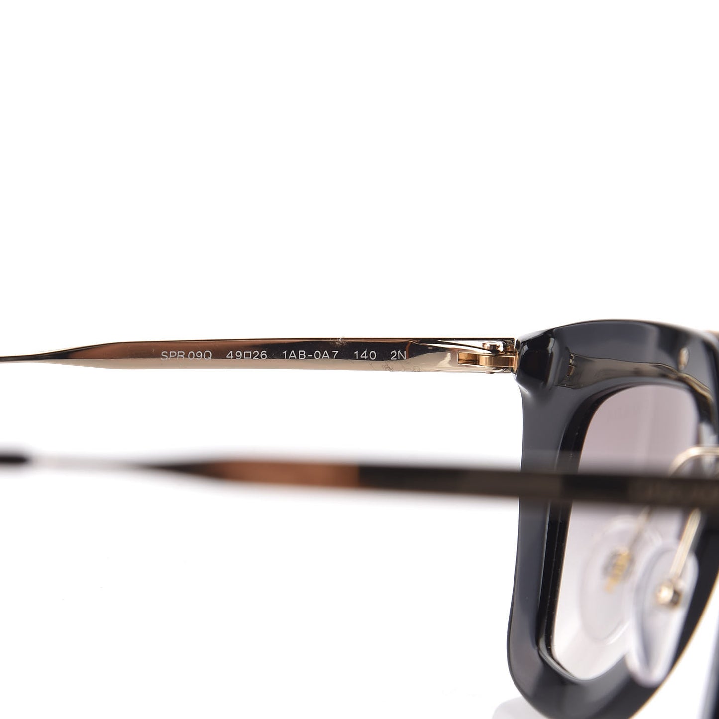 Acetate Cinema Sunglasses SPR 09Q Black