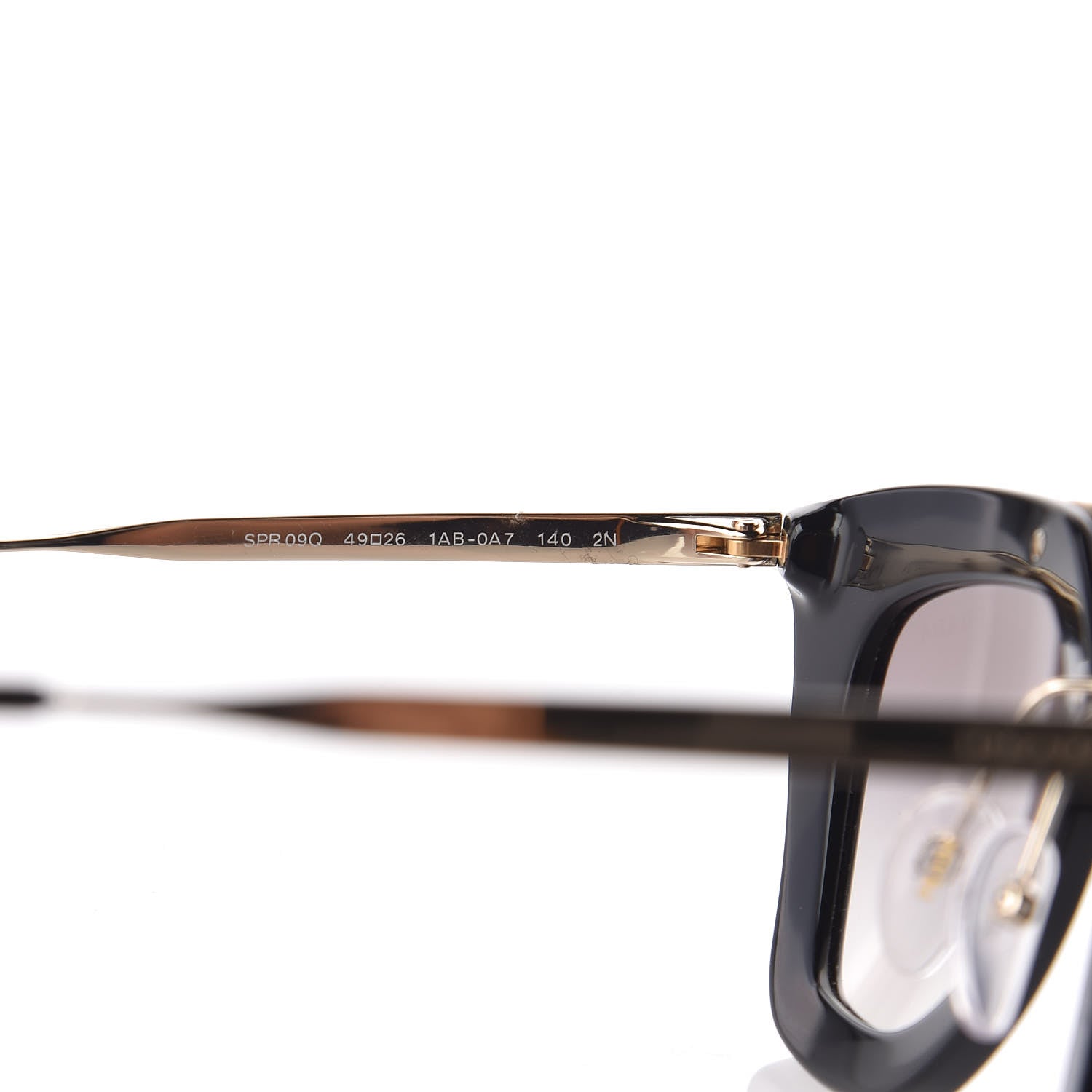 Prada Acetate Cinema Sunglasses SPR 09Q Black 5 of 7