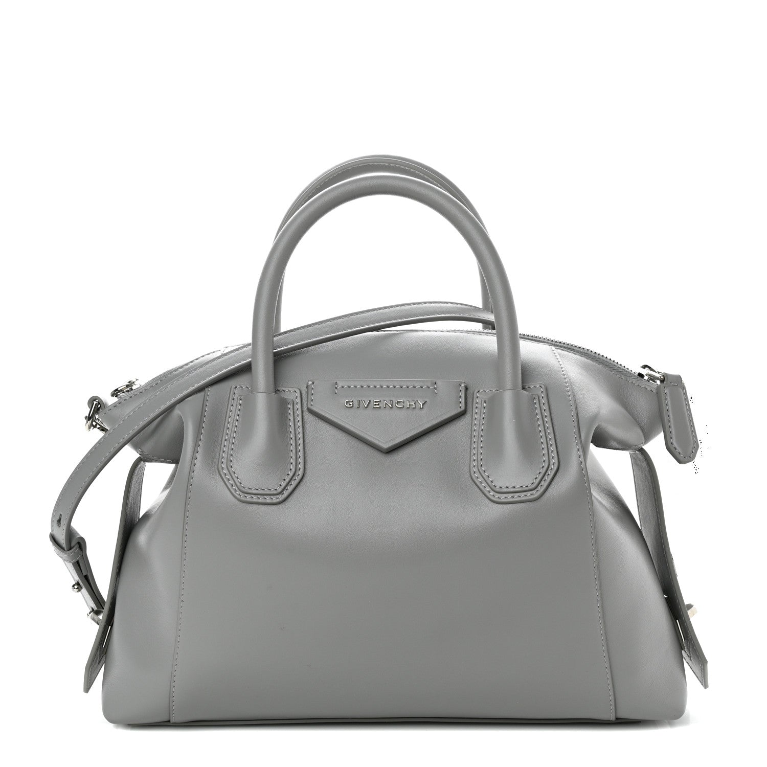 Givenchy Smooth Calfskin Small Soft Antigona Cloud Grey 1 of 9