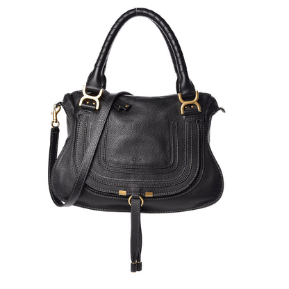 Chloe Calfskin Medium Marcie Satchel Black 1 of 9
