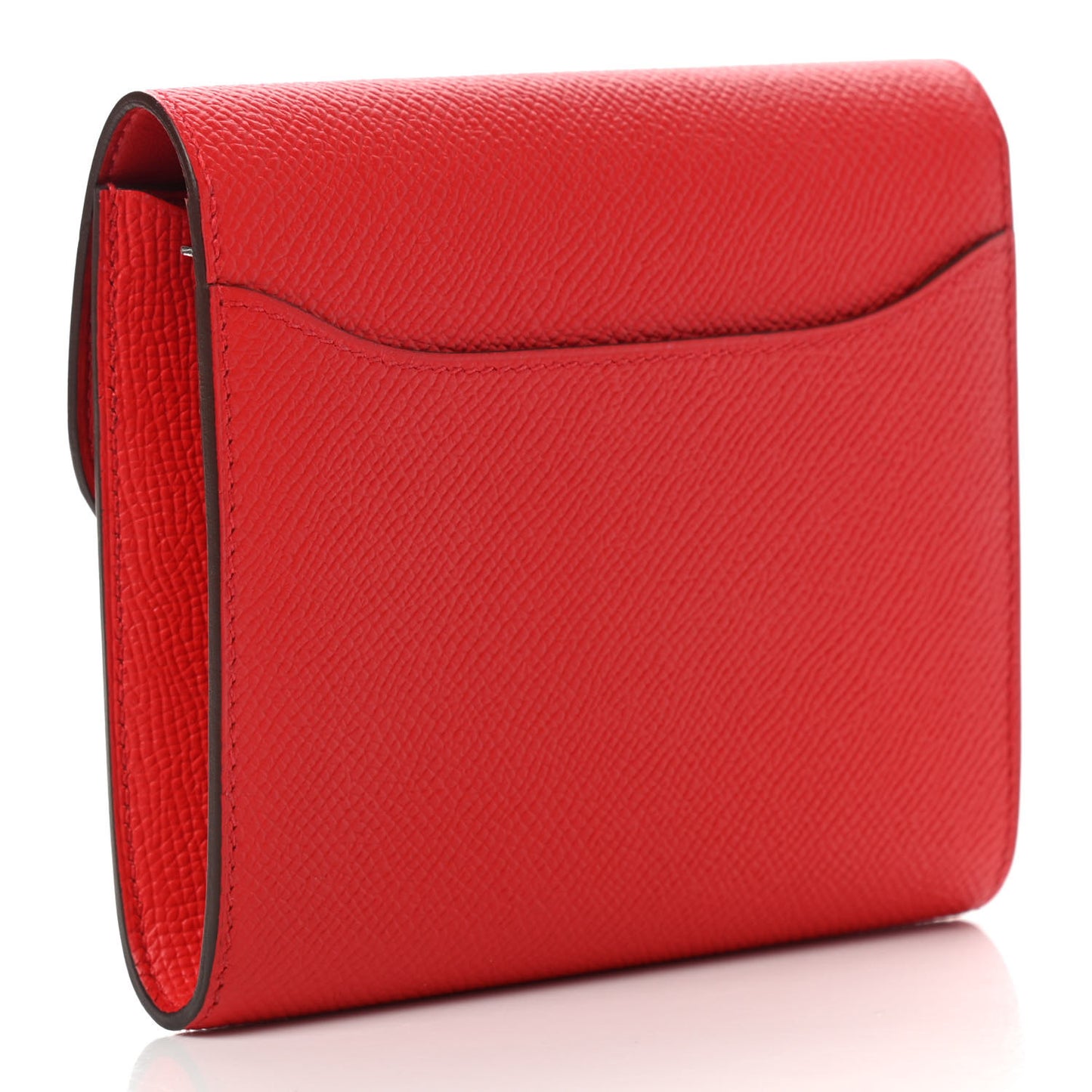 Epsom Enamel Constance Short Wallet Rouge de Coeur Mauve Sylvestre