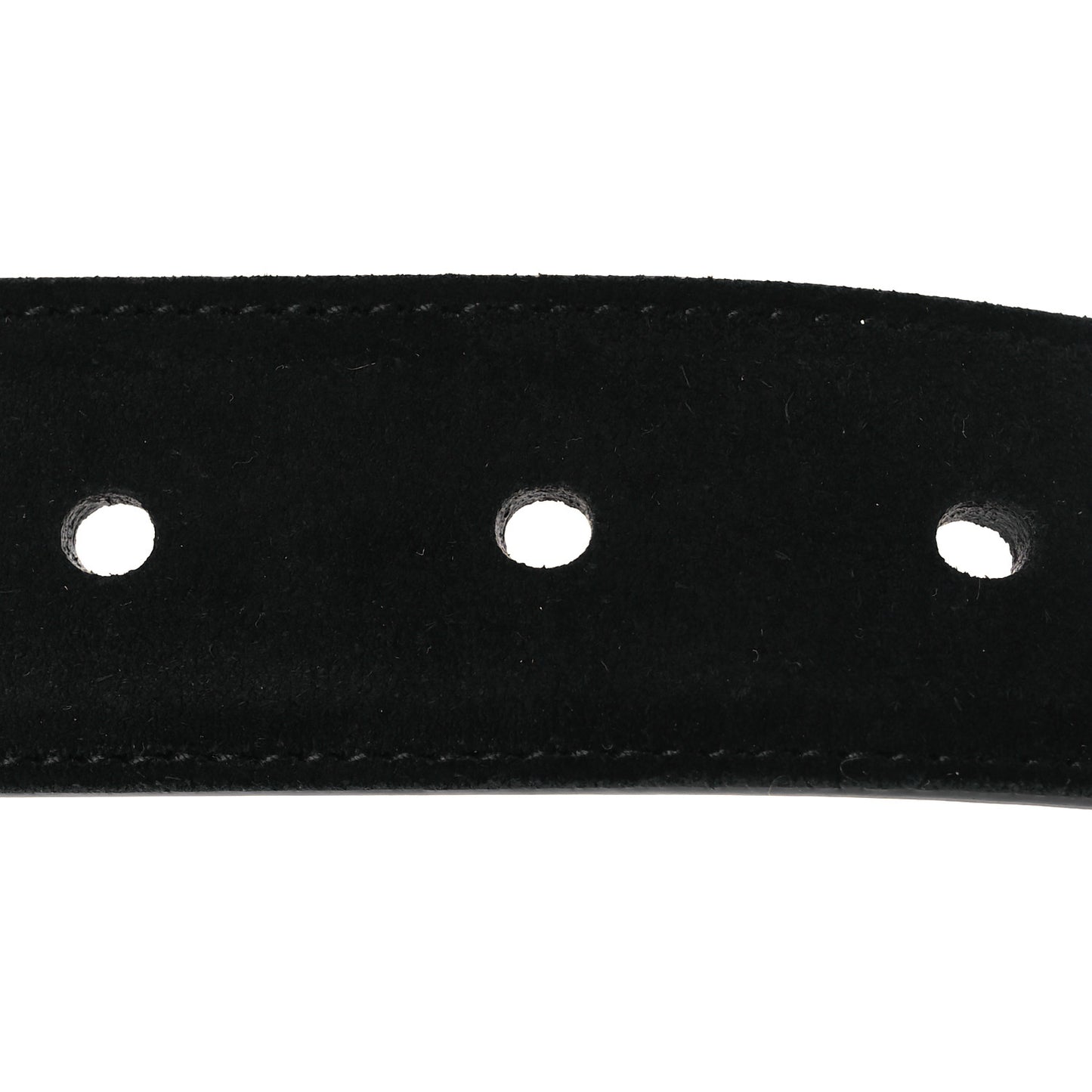 Suede Calfskin Monogram Square Buckle Belt 90 36 Black