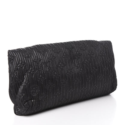 Louis Vuitton Jacquard Quilted Monogram Altair Clutch Black 3 of 9