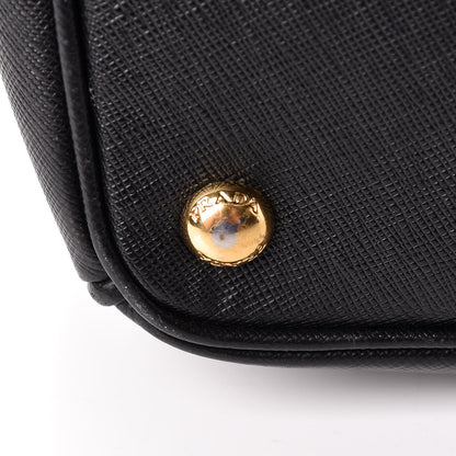 Prada Saffiano Medium Galleria Double Zip Tote Black 19 of 29
