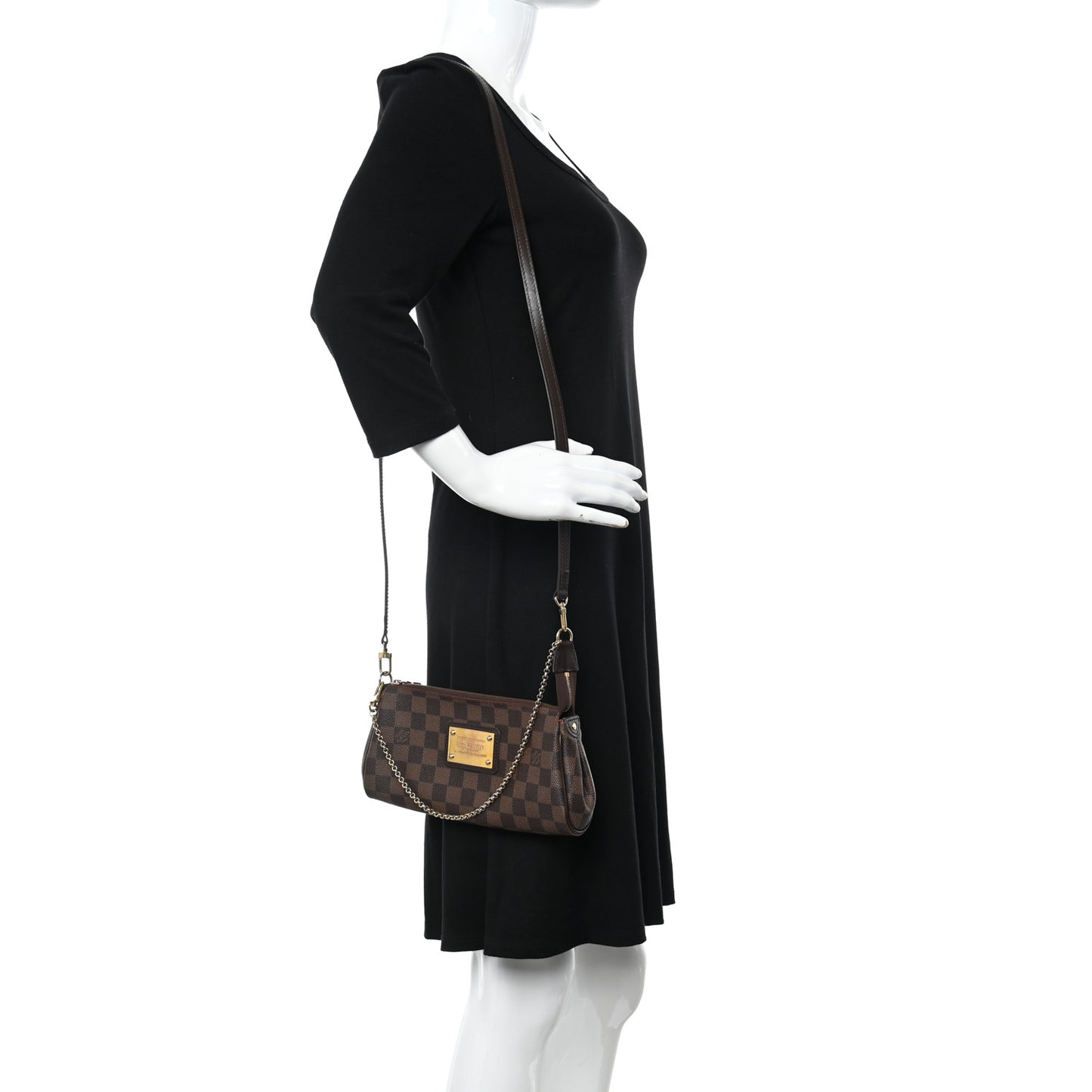 Damier Ebene Eva Clutch