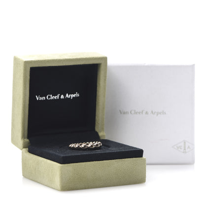 Van Cleef & Arpels 18K Rose Gold Perlee Pearls of Gold Variation Ring 53 6.5 6 of 6