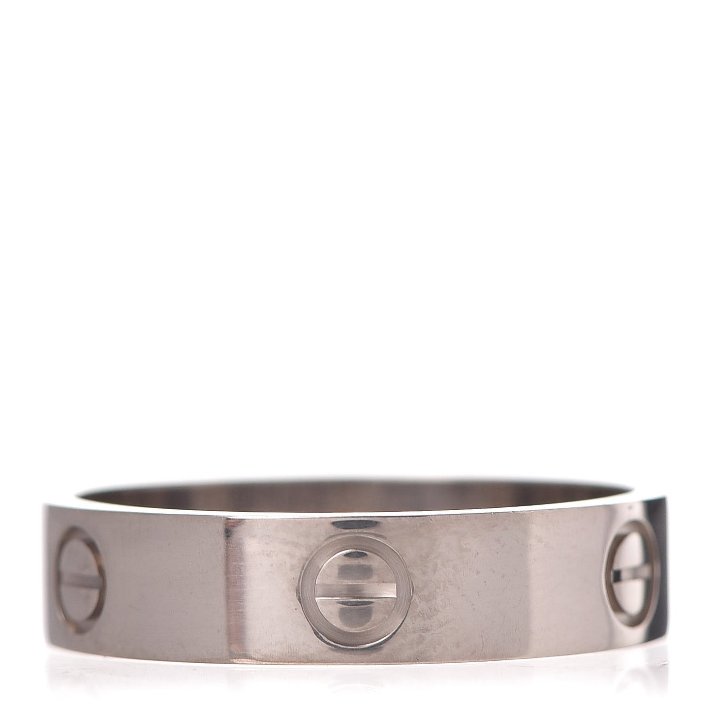 18K White Gold 5.5mm LOVE Ring 66 11.50