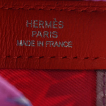 Hermes Silk Swift Flamingo Party Soie Cool Small Capucine 6 of 7