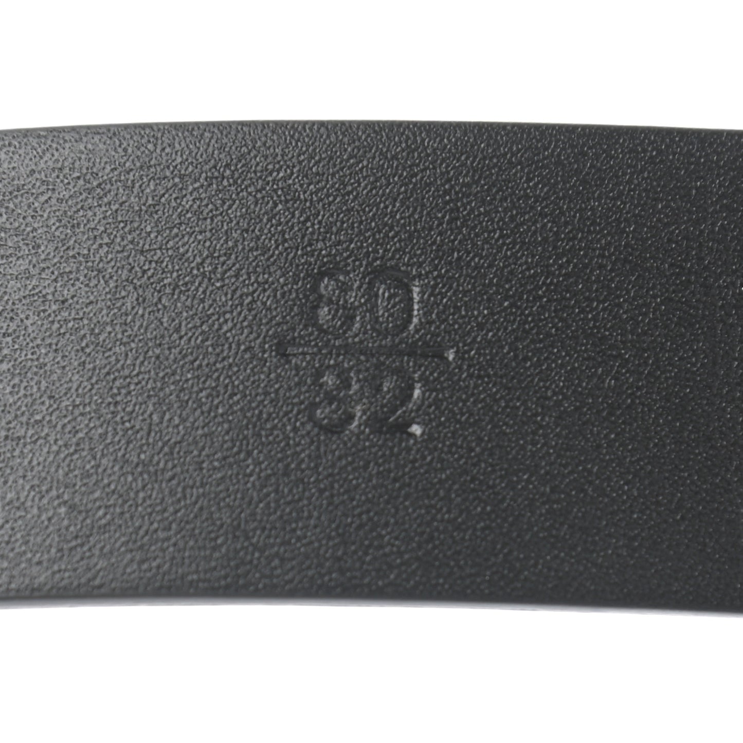 Calfskin Paris Button CC Belt 80 32 Black