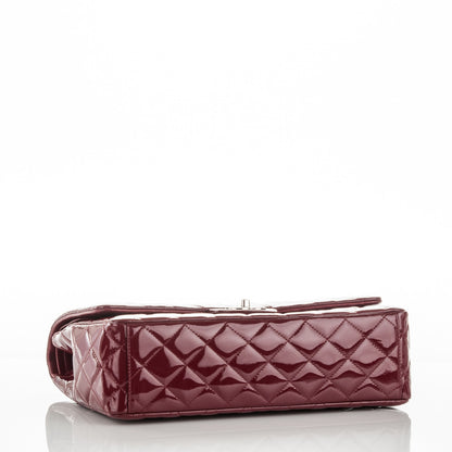 Chanel Patent Quilted Maxi Double Flap Red 4 of 10