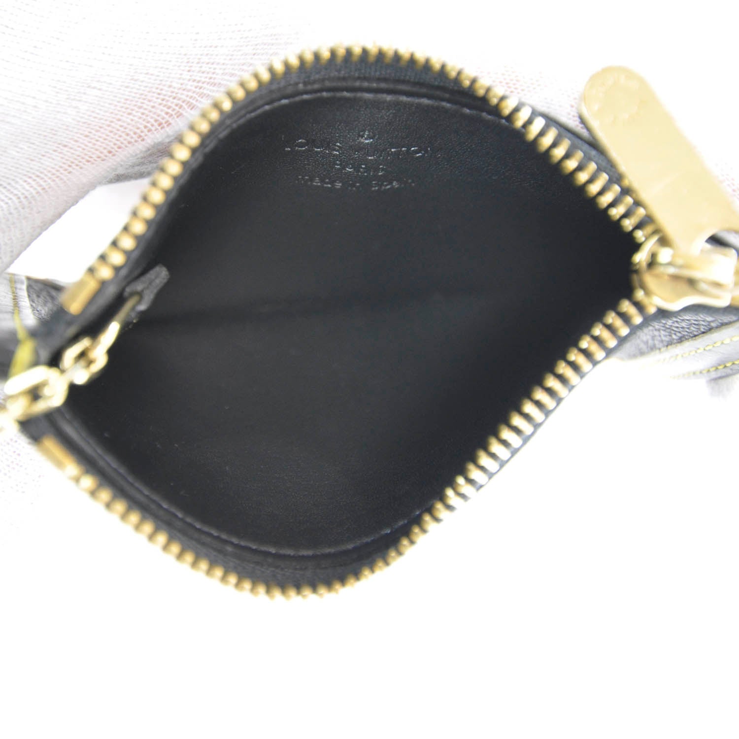 Louis Vuitton Suhali Key Pouch Black 5 of 9