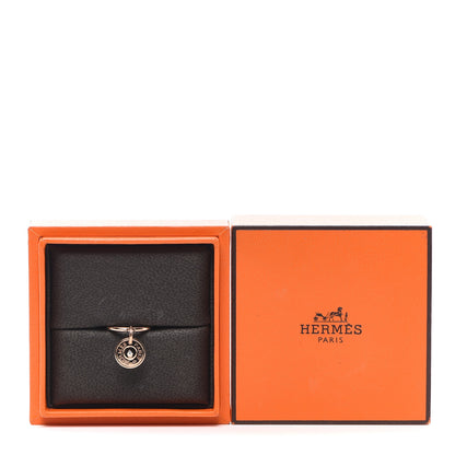 Hermes 18K Rose Gold Diamond Gambade Ring 47 4 5 of 6