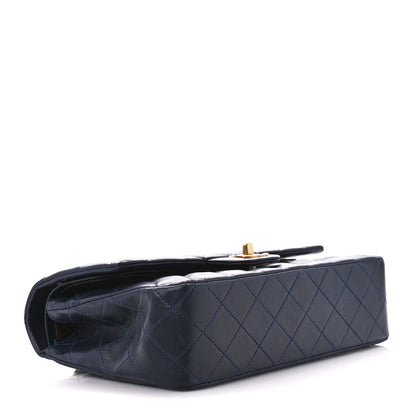 Chanel Lambskin Quilted Medium Double Flap Navy 4 of 12