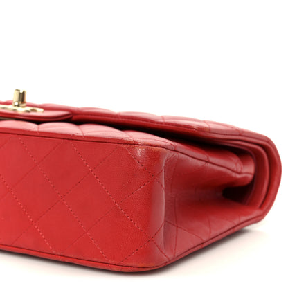 Chanel Lambskin Quilted Medium Double Flap Red 11 of 11