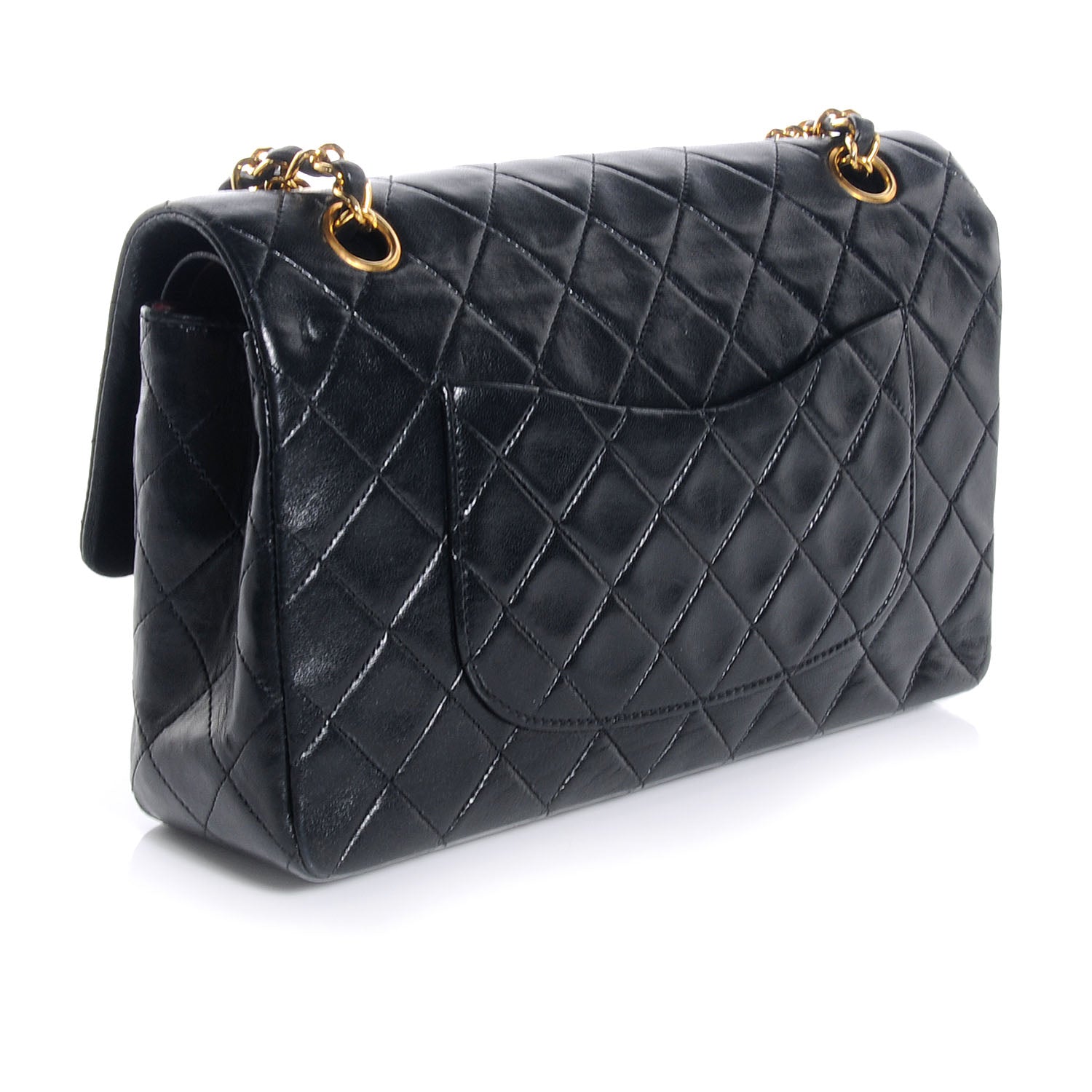 Chanel Lambskin Medium Double Flap Black 3 of 8