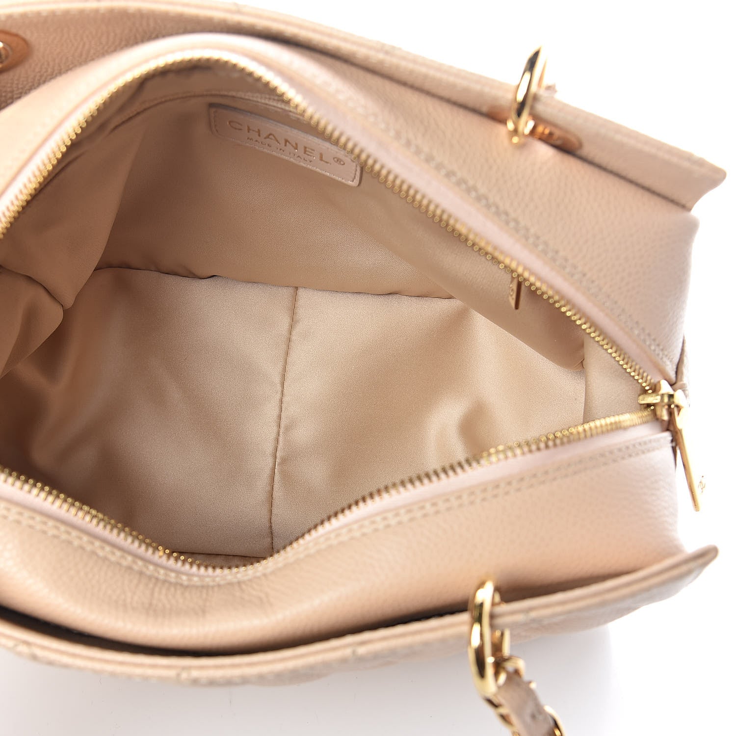 Chanel Caviar Quilted Petit Timeless Tote PTT Beige 5 of 11