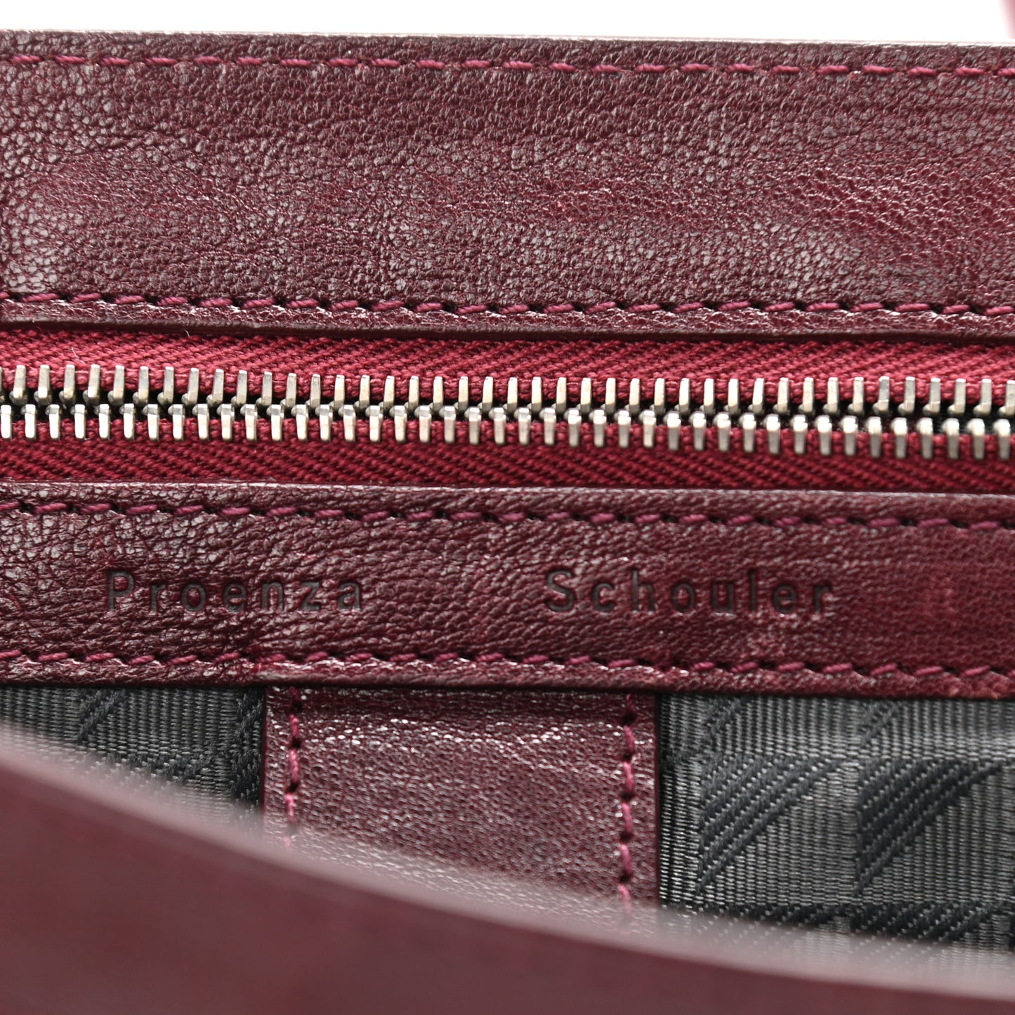 Lambskin Medium PS1 Satchel Burgundy