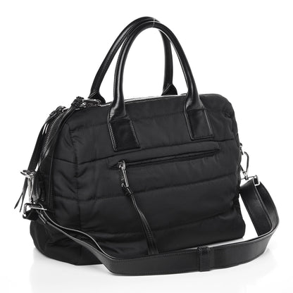 Prada Nylon Tessuto Quilted Bowler Black 4 of 9