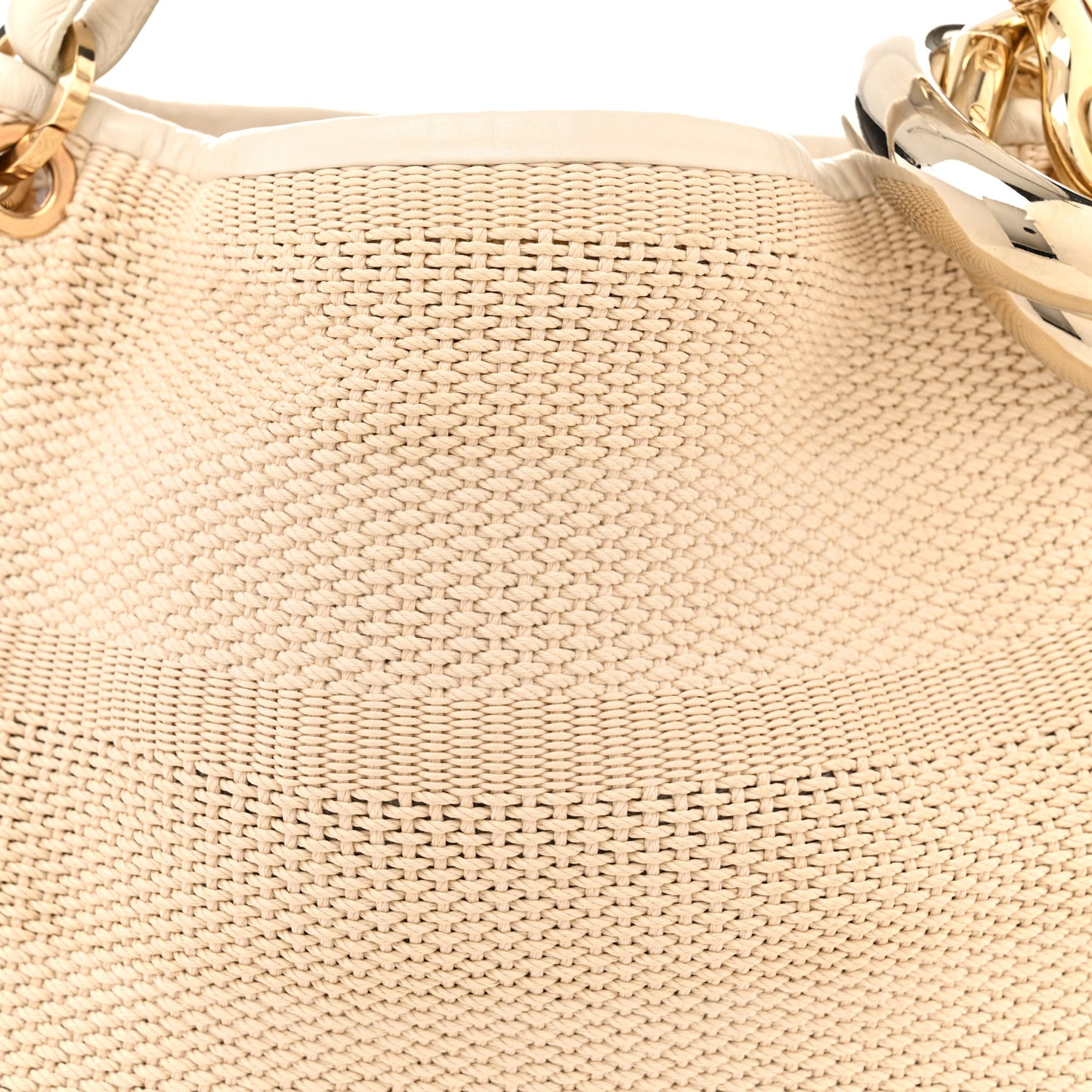 Raffia Small Sky Hobo Beige