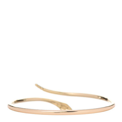 Tiffany 18K Yellow Gold Elsa Peretti Snake Bangle Bracelet 3 of 4