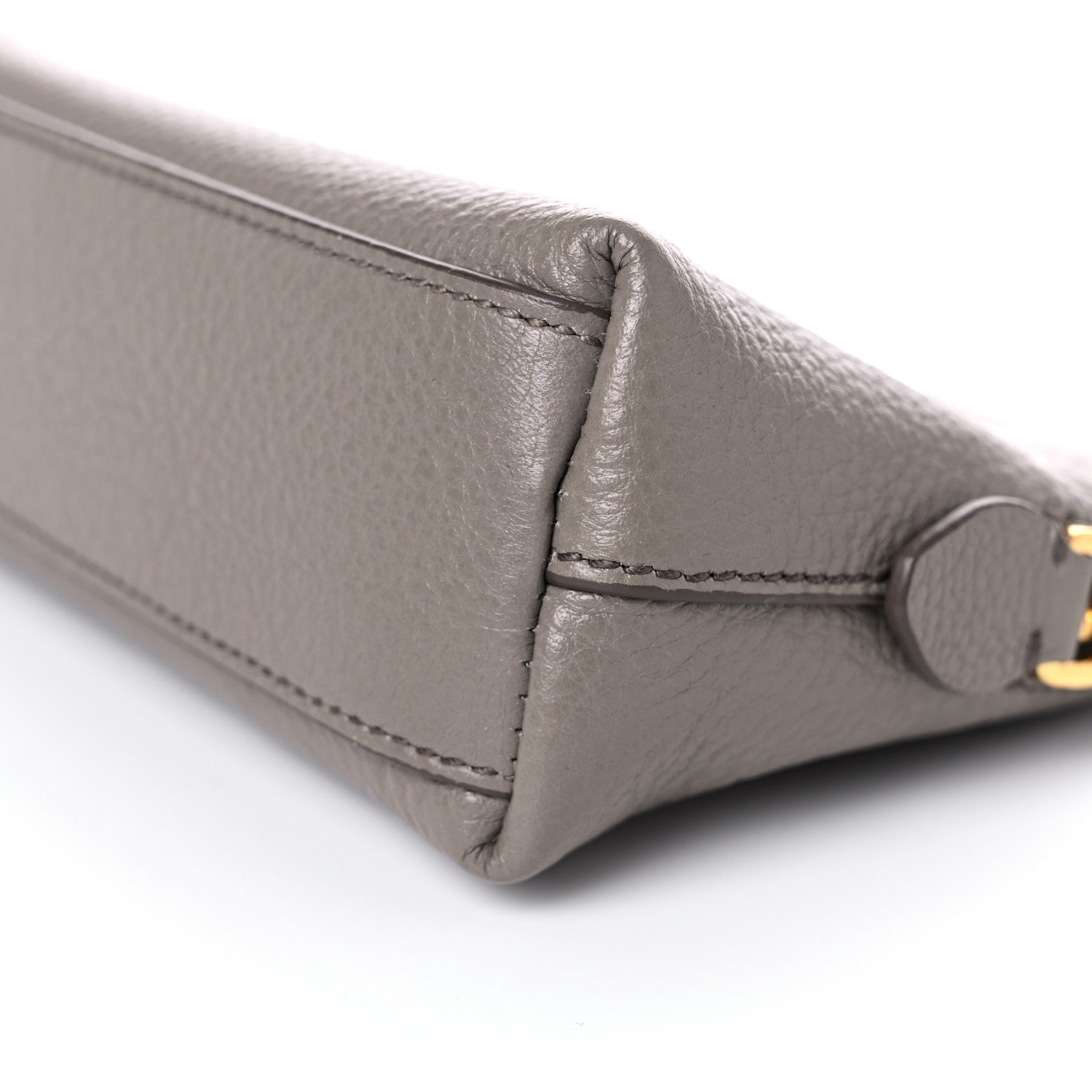 Prada Vitello Daino Cosmetic Pouch Argilla 8 of 8