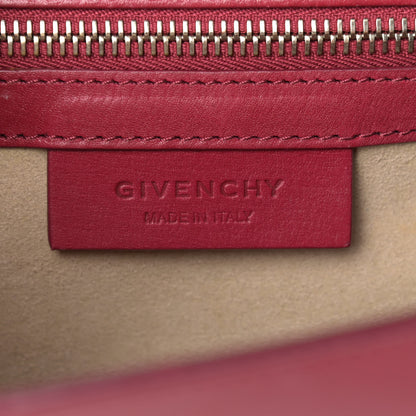 Givenchy Textured Calfskin Mini Pandora Box Crossbody Bag Magenta 6 of 10