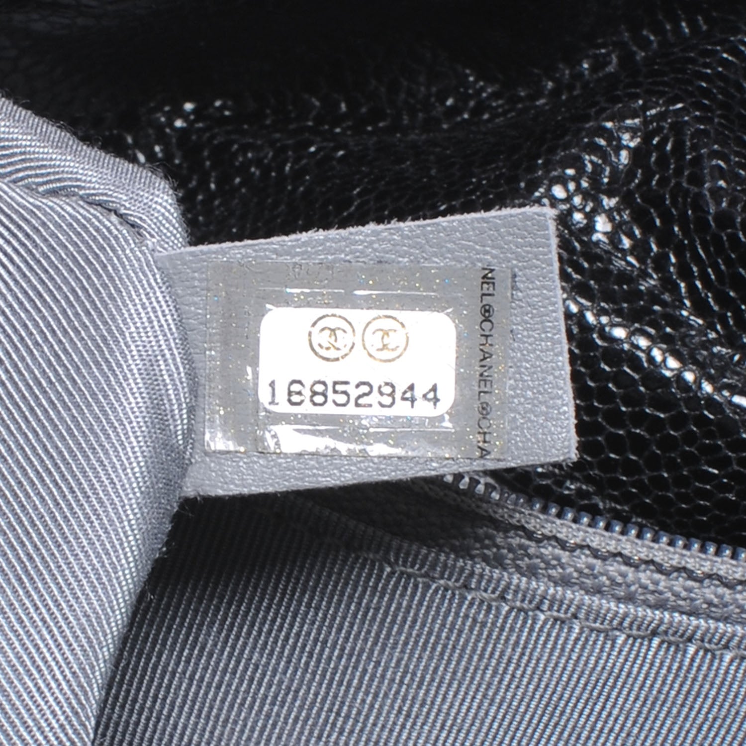 Chanel Caviar Quilted Medium Elastic Tote Black 7 of 7