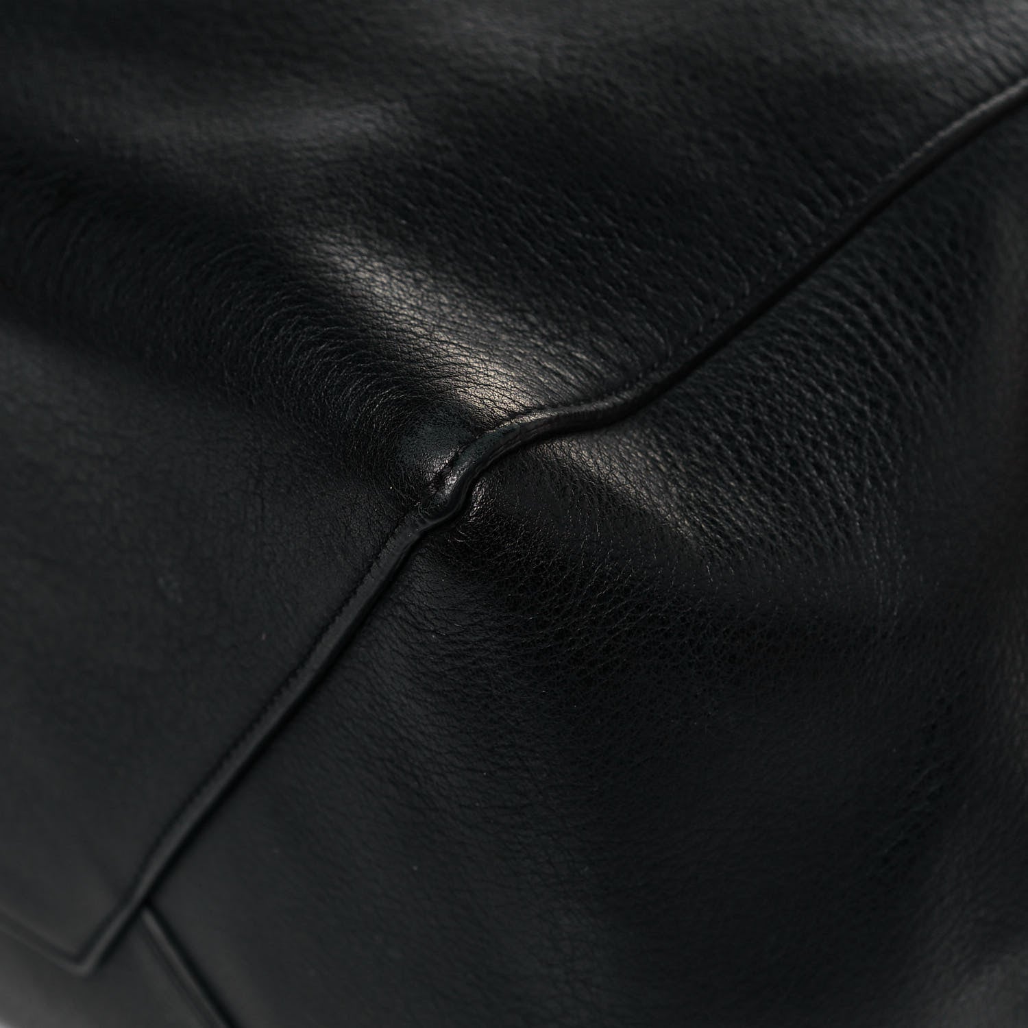 Celine Soft Grained Calfskin Small Belt Cabas Phantom Black 10 of 18