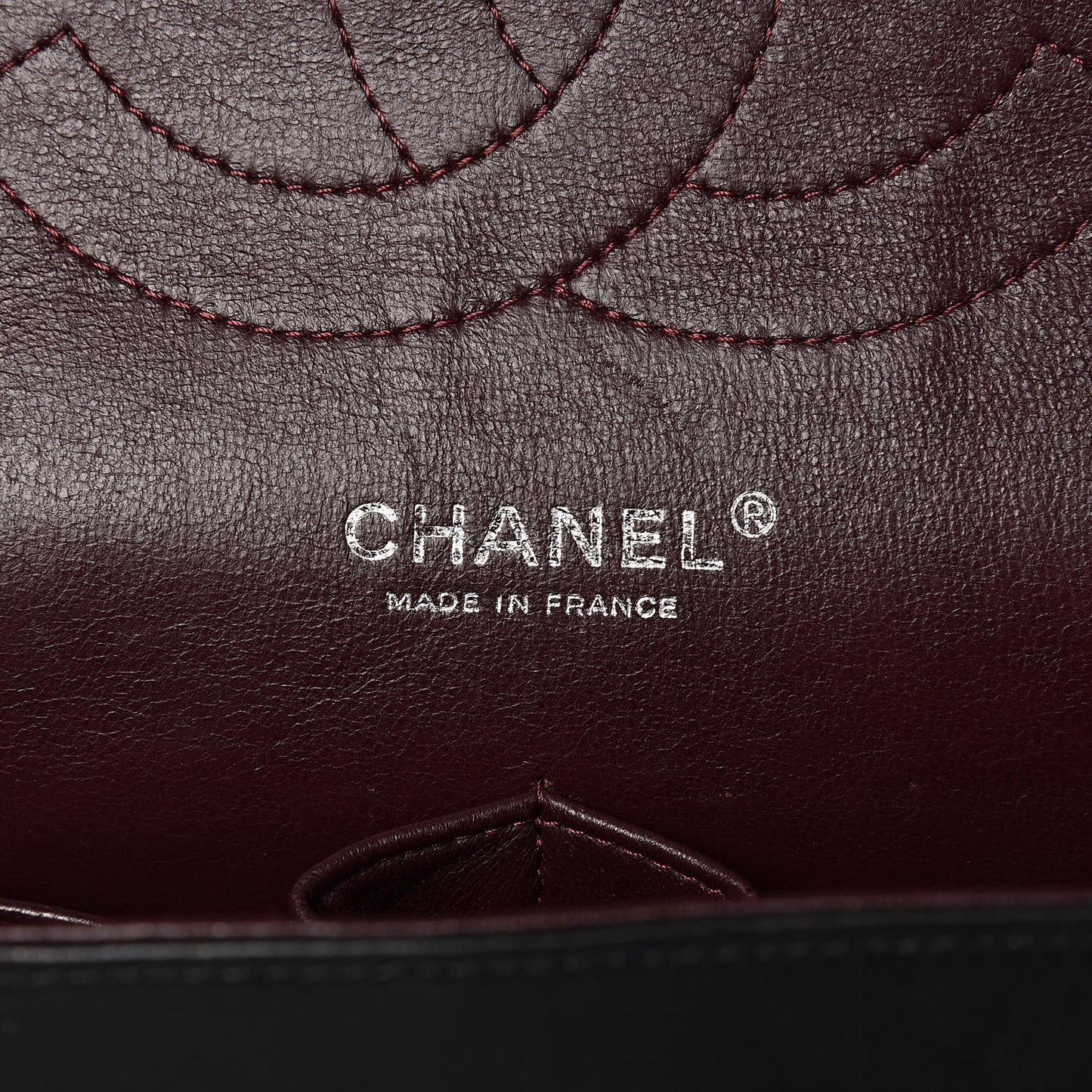 Lambskin Quilted Jumbo Double Flap Black