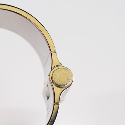 Hermes Enamel Printed Wide Brides De Gala Hinged Bracelet S 5 of 6