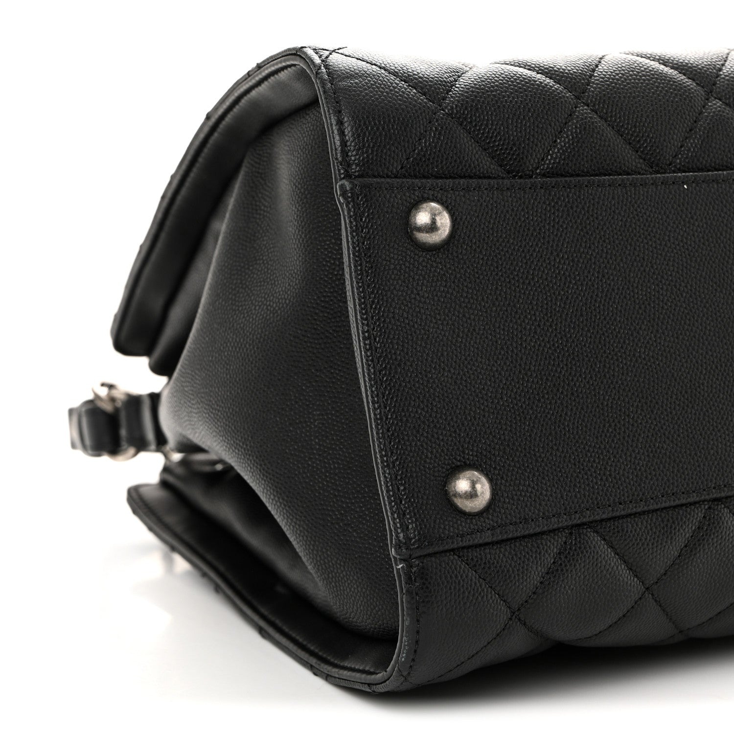 Chanel Caviar Quilted Medium CC Bucket Bag Black 9 of 11