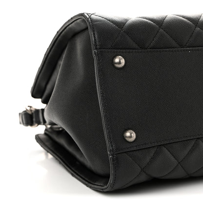 Chanel Caviar Quilted Medium CC Bucket Bag Black 9 of 11